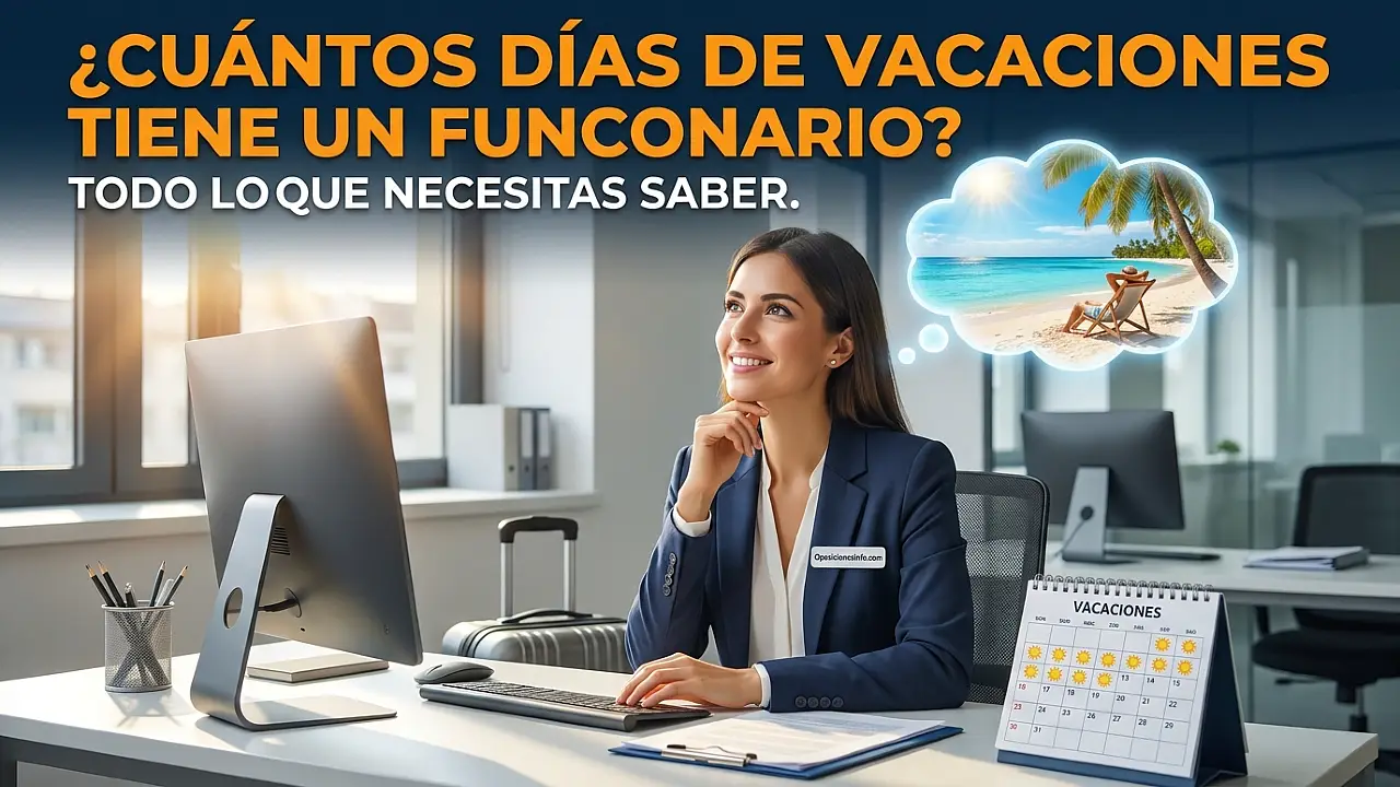 Cuántos días de vacaciones tiene un funcionario Todo lo que debes saber
