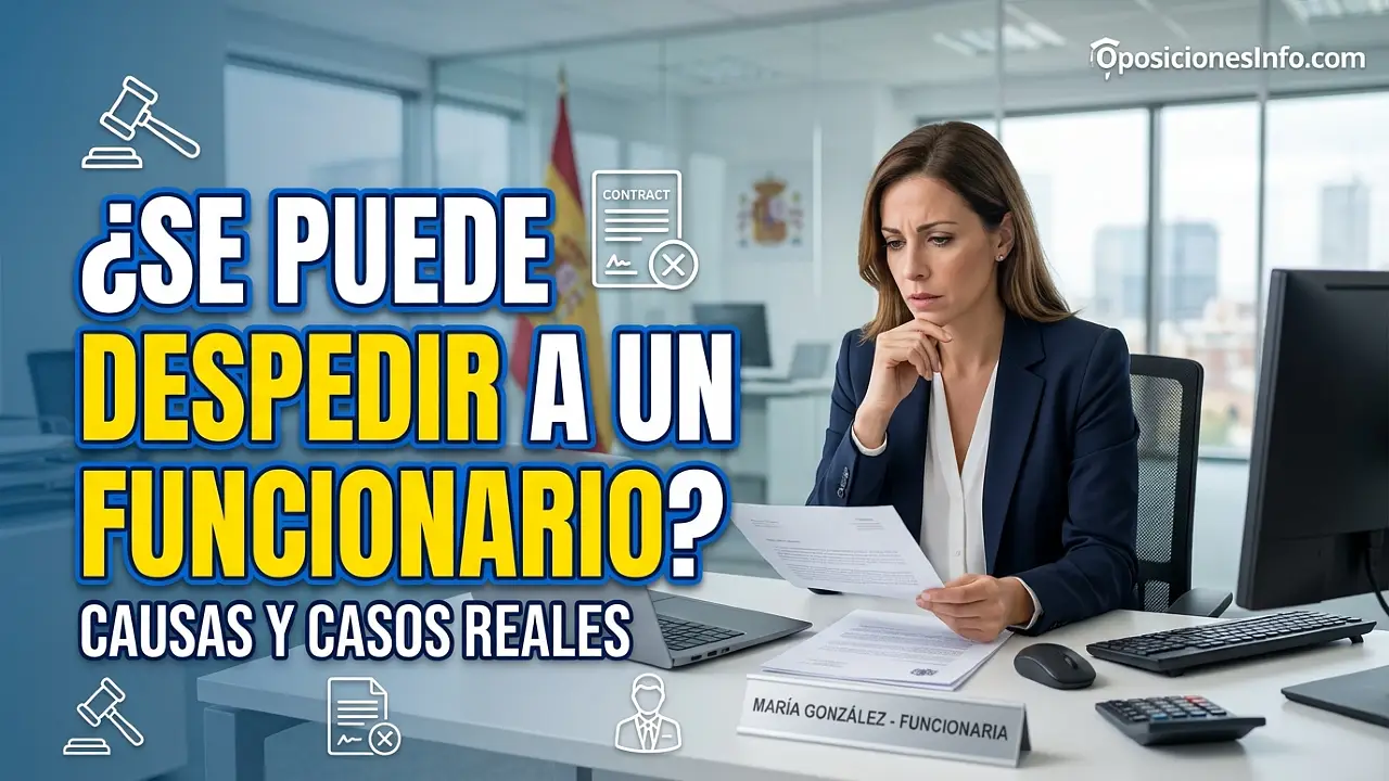 ¿Los funcionarios pueden ser despedidos? Causas y casos reales (Actualizado 2026)
